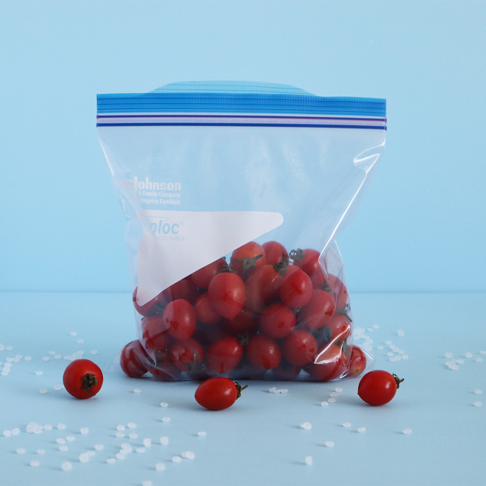 small clear zip bags